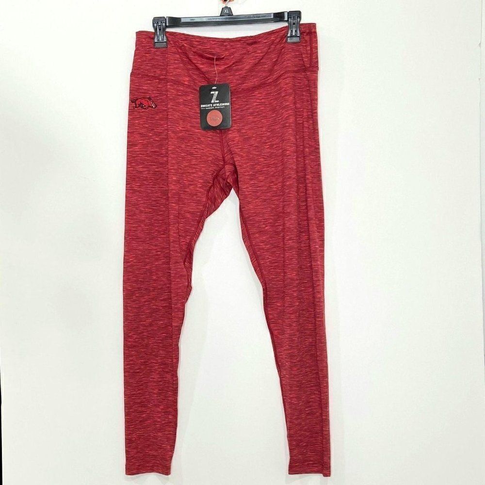 NEW‎ ZOOZATZ ATHLEISURE - XL - Women's Arkansas Razorbacks Leggings